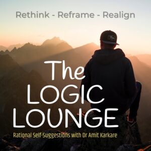 Screenshot The Logic Lounge offers guided meditations to address common emotional challenges, using the Rational Self-Suggestion (RSS) technique for effective emotional well-being.